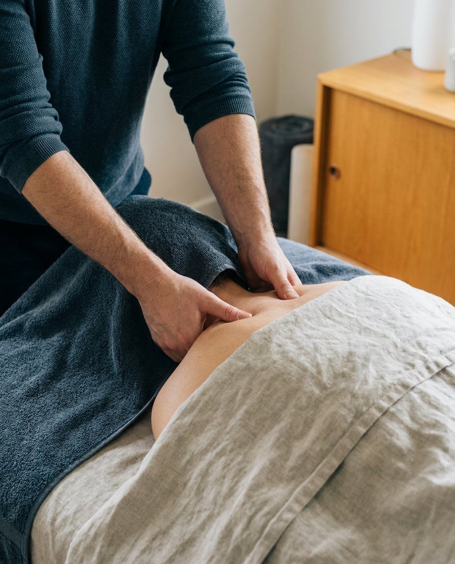 Gerichte massage van rug- en schouderspieren